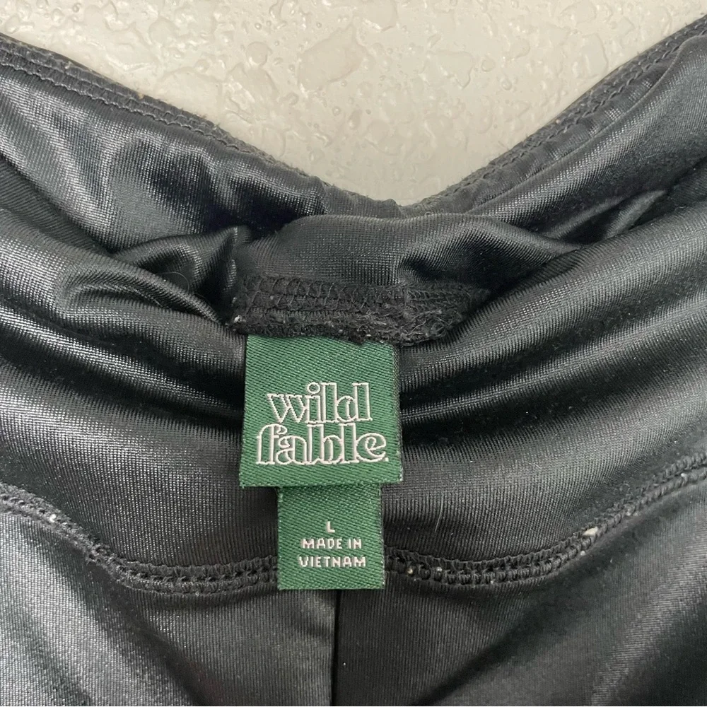 Wild Fable Classic Black Leggings Size L